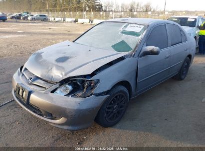 2004 HONDA CIVIC LX Gray  Gasoline 2HGES16544H570983 photo #3