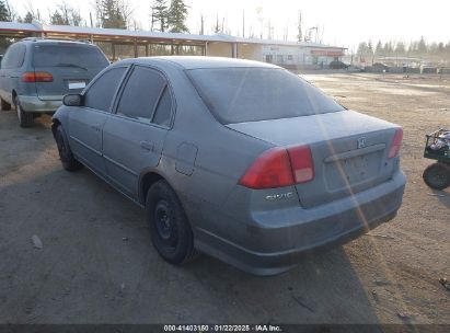 2004 HONDA CIVIC LX Gray  Gasoline 2HGES16544H570983 photo #4