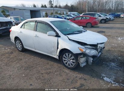 2013 TOYOTA COROLLA LE White  Gasoline 2T1BU4EE8DC045403 photo #1