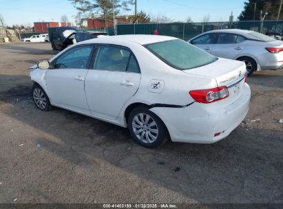 2013 TOYOTA COROLLA LE White  Gasoline 2T1BU4EE8DC045403 photo #4