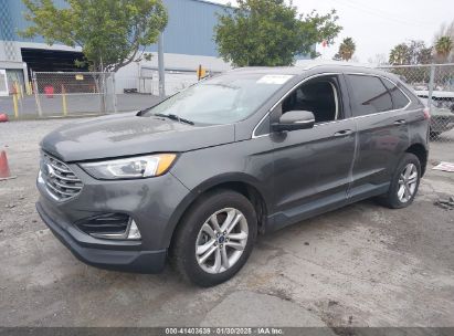 2020 FORD EDGE SEL Gray  gas 2FMPK4J92LBA28975 photo #3