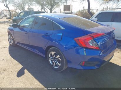 2018 HONDA CIVIC LX Blue  Gasoline 2HGFC2F58JH558936 photo #4