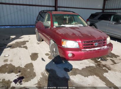 2006 TOYOTA HIGHLANDER V6 Red  Gasoline JTEEP21A660155533 photo #1