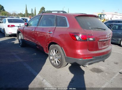 2014 MAZDA CX-9 GRAND TOURING Burgundy  Gasoline JM3TB3DV6E0435389 photo #4