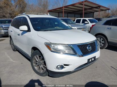 2014 NISSAN PATHFINDER SL White  Gasoline 5N1AR2MNXEC683192 photo #1