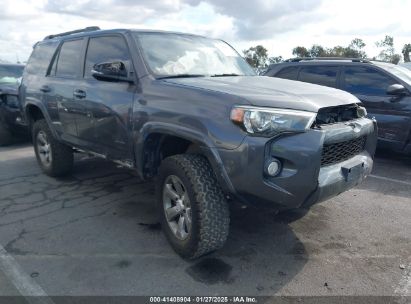 2018 TOYOTA 4RUNNER SR5 PREMIUM Gray  gas JTEBU5JR7J5606564 photo #1