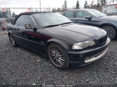 2002 BMW 330CI Black  Gasoline WBABS53442JU91018 photo #1