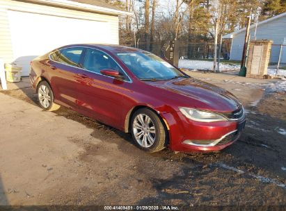 2015 CHRYSLER 200 LIMITED Red  Gasoline 1C3CCCAB2FN568224 photo #1