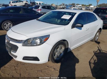 2014 CHEVROLET MALIBU 1LS White  Gasoline 1G11B5SL6EF259463 photo #3