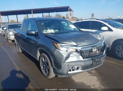 2017 HONDA RIDGELINE RTL-E Green  Gasoline 5FPYK3F77HB012606 photo #1