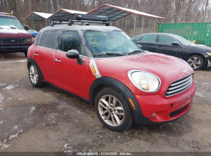 2013 MINI COUNTRYMAN COOPER Red  Gasoline WMWZB3C59DWM31060 photo #1