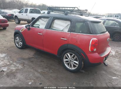 2013 MINI COUNTRYMAN COOPER Red  Gasoline WMWZB3C59DWM31060 photo #4