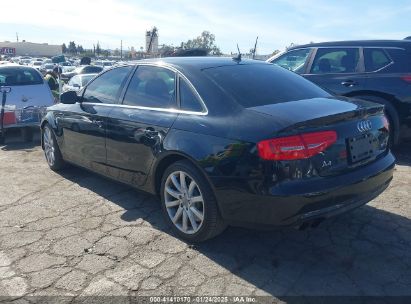 2013 AUDI A4 2.0T PREMIUM Black  Flexible Fuel WAUEFAFL7DA110827 photo #4