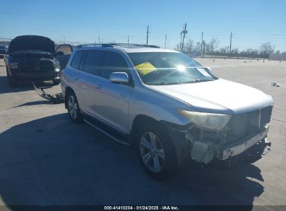 2013 TOYOTA HIGHLANDER LIMITED V6 Silver  Gasoline 5TDYK3EH8DS115736 photo #1