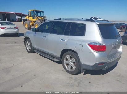 2013 TOYOTA HIGHLANDER LIMITED V6 Silver  Gasoline 5TDYK3EH8DS115736 photo #4