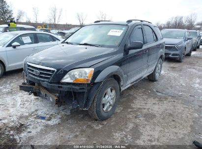 2008 KIA SORENTO EX Black  Gasoline KNDJC736685845843 photo #3