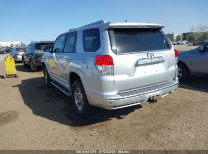 2011 TOYOTA 4RUNNER SR5 V6 Silver  Gasoline JTEZU5JR4B5014636 photo #4