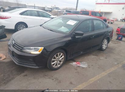 2015 VOLKSWAGEN JETTA 1.8T SE Black  Gasoline 3VWD17AJ9FM325540 photo #3