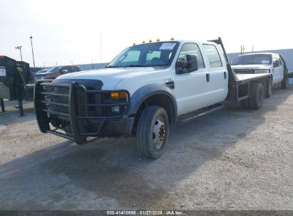 2008 FORD F-550 CHASSIS White  Gasoline 1FDAW57Y88EE60352 photo #3