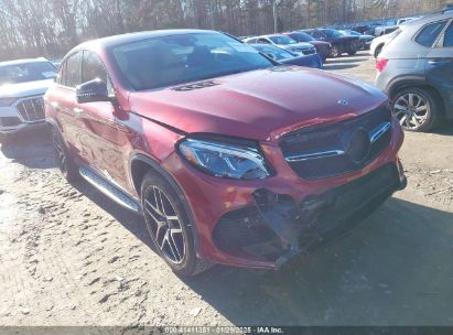 2019 MERCEDES-BENZ AMG GLE 43 COUPE 4MATIC Red  Gasoline 4JGED6EB6KA154051 photo #1