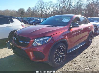 2019 MERCEDES-BENZ AMG GLE 43 COUPE 4MATIC Red  Gasoline 4JGED6EB6KA154051 photo #3