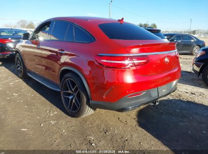 2019 MERCEDES-BENZ AMG GLE 43 COUPE 4MATIC Red  Gasoline 4JGED6EB6KA154051 photo #4