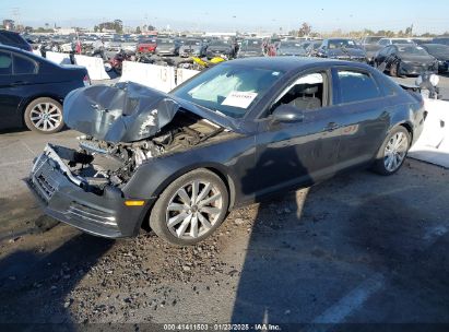 2017 AUDI A4 2.0T ULTRA PREMIUM Gray  Gasoline WAUGMAF45HN062704 photo #3