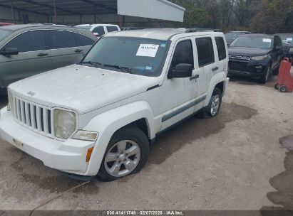 2010 JEEP LIBERTY SPORT White  Gasoline 1J4PP2GK6AW107642 photo #3