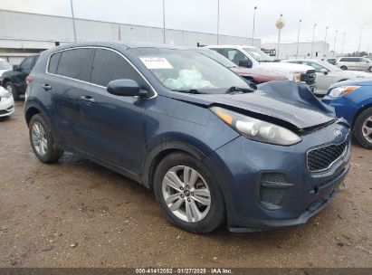 2018 KIA SPORTAGE LX Gray  Gasoline KNDPM3AC0J7455503 photo #1