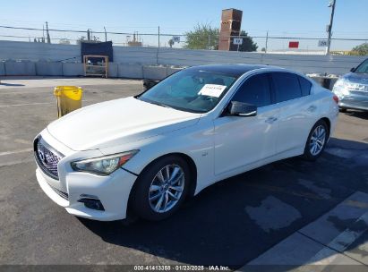 2016 INFINITI Q50 3.0T PREMIUM White  Gasoline JN1EV7AP1GM306433 photo #3