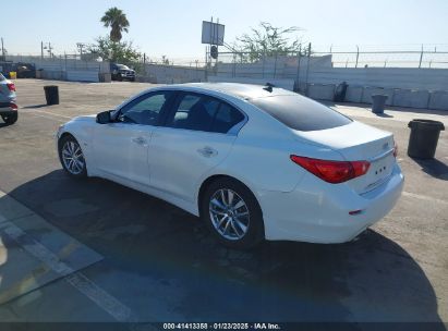 2016 INFINITI Q50 3.0T PREMIUM White  Gasoline JN1EV7AP1GM306433 photo #4