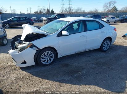 2017 TOYOTA COROLLA LE White  Gasoline 5YFBURHE8HP673752 photo #3