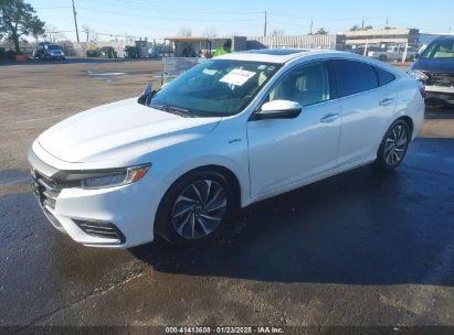 2019 HONDA INSIGHT TOURING White  Hybrid 19XZE4F94KE006268 photo #3