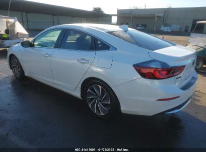 2019 HONDA INSIGHT TOURING White  Hybrid 19XZE4F94KE006268 photo #4