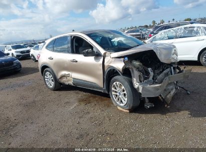 2021 FORD ESCAPE S Beige  Gasoline 1FMCU0F60MUA29652 photo #1