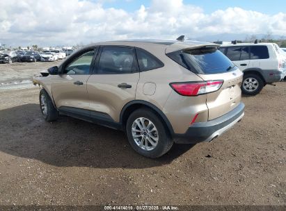 2021 FORD ESCAPE S Beige  Gasoline 1FMCU0F60MUA29652 photo #4