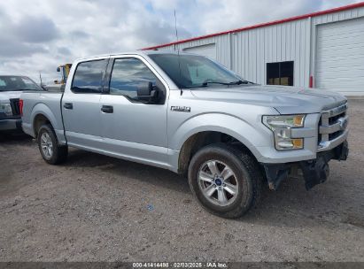 2016 FORD F-150 XLT Silver  Gasoline 1FTEW1CF2GKE97397 photo #1