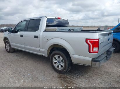 2016 FORD F-150 XLT Silver  Gasoline 1FTEW1CF2GKE97397 photo #4