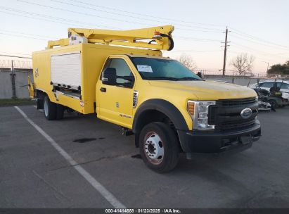 2019 FORD F-550 CHASSIS XL Yellow  Diesel 1FDUF5GT2KDA26555 photo #1