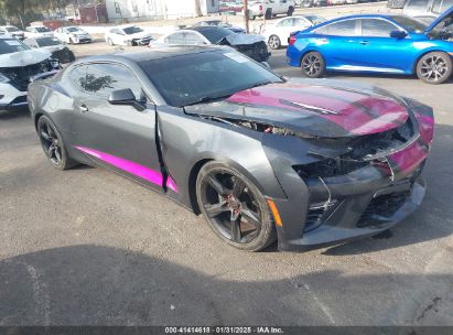 2016 CHEVROLET CAMARO 1SS Gray  Gasoline 1G1FF1R77G0170101 photo #1