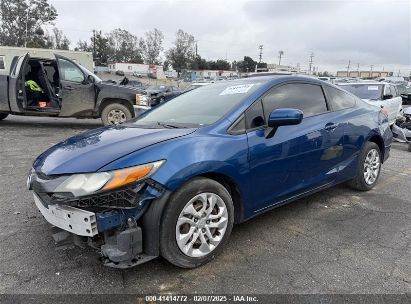 2015 HONDA CIVIC LX Blue  Gasoline 2HGFG3B5XFH518655 photo #1