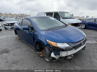 2015 HONDA CIVIC LX Blue  Gasoline 2HGFG3B5XFH518655 photo #3