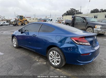 2015 HONDA CIVIC LX Blue  Gasoline 2HGFG3B5XFH518655 photo #4