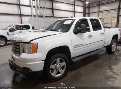 2013 GMC SIERRA 2500HD DENALI White  Flexible Fuel 1GT125E87DF166982 photo #3