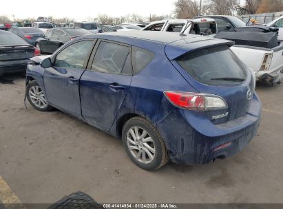 2012 MAZDA MAZDA3 I TOURING Blue  Gasoline JM1BL1L74C1572265 photo #4