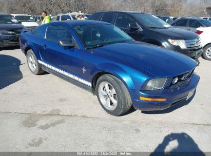 2008 FORD MUSTANG V6 DELUXE/V6 PREMIUM Blue  Gasoline 1ZVHT80N585141162 photo #1