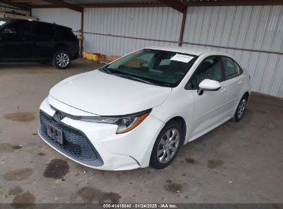 2020 TOYOTA COROLLA LE White  Gasoline 5YFEPRAE5LP036650 photo #3