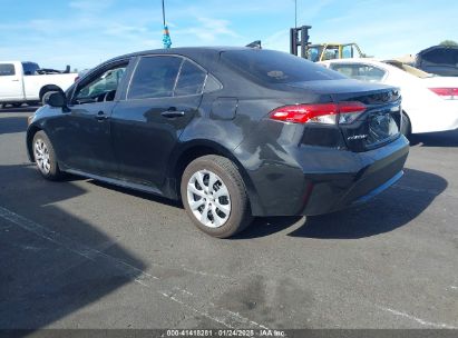 2022 TOYOTA COROLLA LE Black  Gasoline 5YFEPMAE8NP340528 photo #4