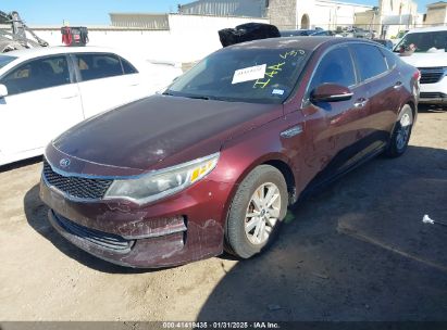 2016 KIA OPTIMA LX Purple  Gasoline 5XXGT4L36GG024119 photo #3