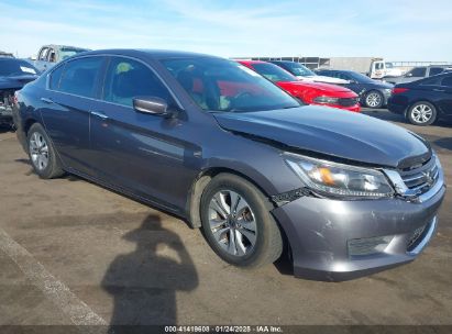 2015 HONDA ACCORD LX Gray  Gasoline 1HGCR2F34FA140721 photo #1